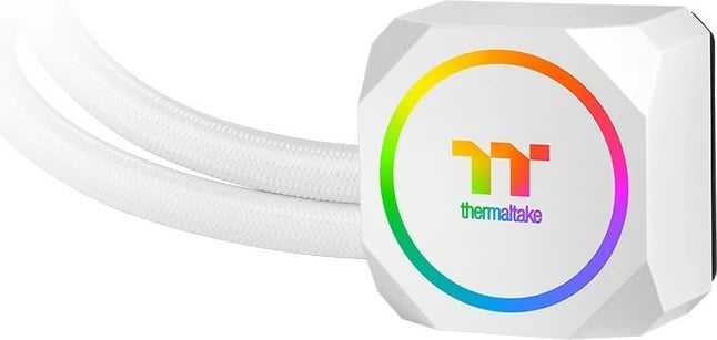 Ftohës me ujë për CPU Thermaltake TH240 Snow ARGB, 2x120mm, i bardhë