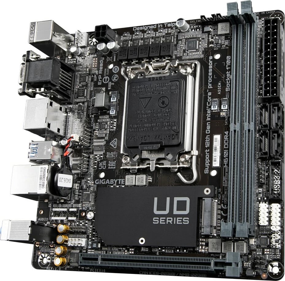 Pllakë amë Gigabyte H610I DDR4 H ITX