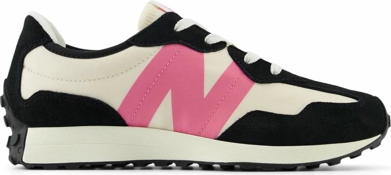 Atlete fëmijë New Balance, bezhë/krem, të zeza, rozë