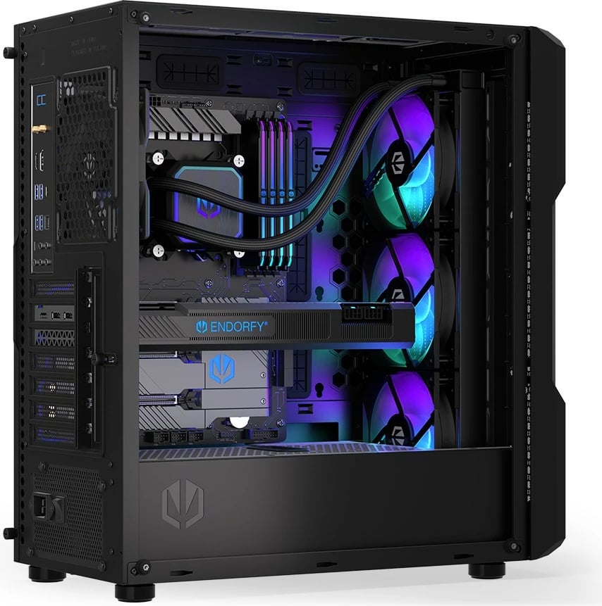 Ftohës procesori me ujë Endorfy Navis F360 ARGB EY3B006 360mm, 3x120mm PWM ARGB, bllok bakri, radiator alumini, LGA1700/AM5