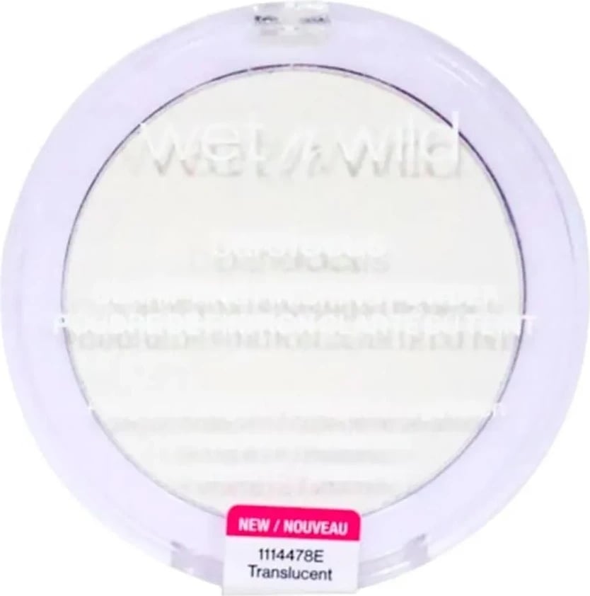 Puder kompakte Wet N Wild Powder Finish Clarifying 114478E translucent