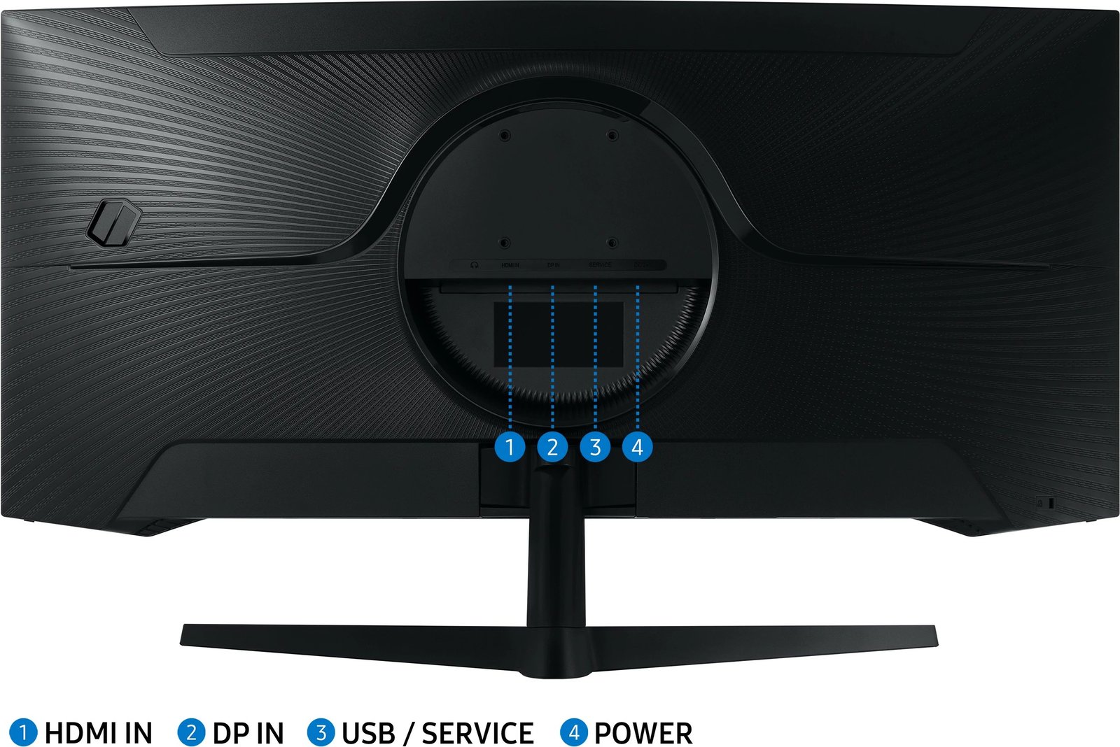 Monitor Samsung G55T, 34", UltraWide Quad HD, LED, 1 ms, i zi