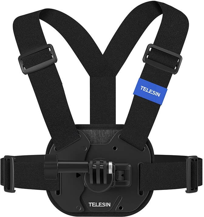 Mbajtës gjoksi për kamera sportive Telesin S2-CGP-02-OL, i zi