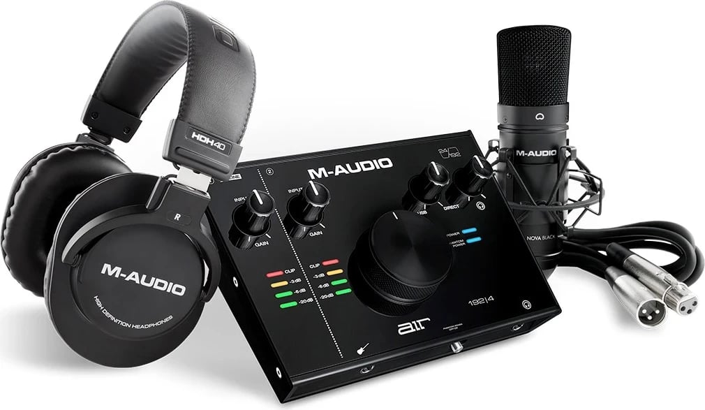 Interfejsi i regjistrimit M-AUDIO AIR 192|4 Vocal Studio Pro, i zi