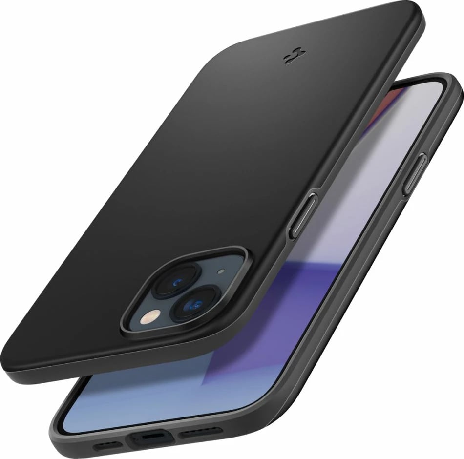 Mbështjellës Spigen Thin Fit për iPhone 14 Plus, i zi
