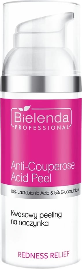 Peeling për fytyrë për femra Bielenda Professional Redness Relief Acid Peeling for Capillaries 50ml