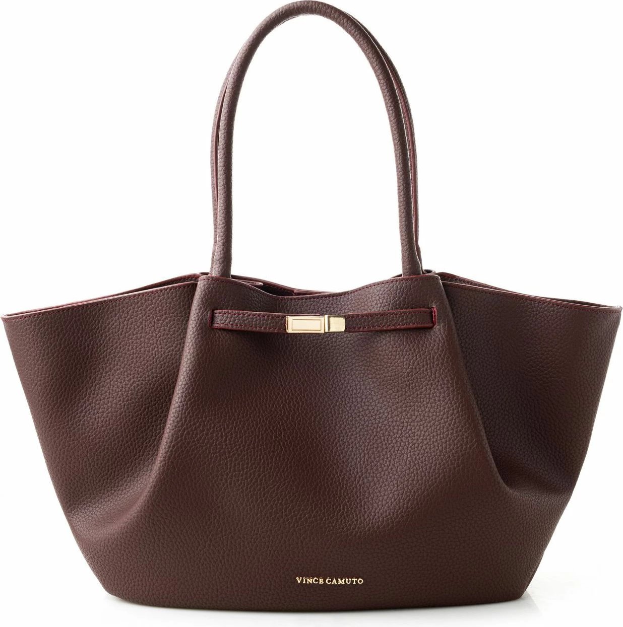 Çantë tote Vince Camuto, Prato, ngjyrë burgundy
