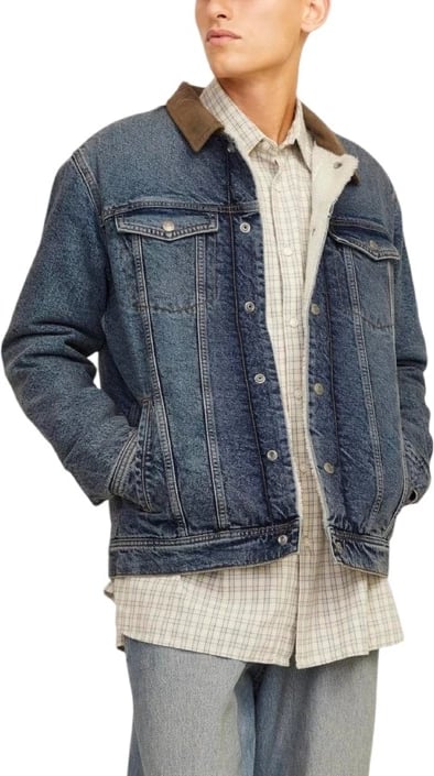 Jakne Jack & Jones, meshkuj, e kaltër