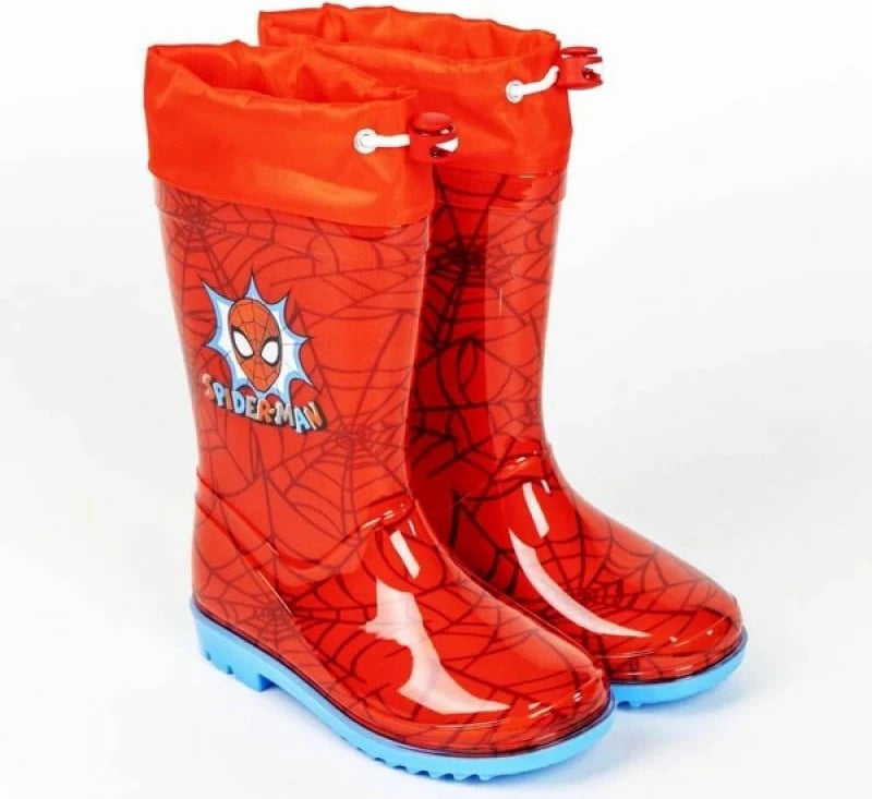Çizme për fëmijë Cerda Spiderman, të kuqe