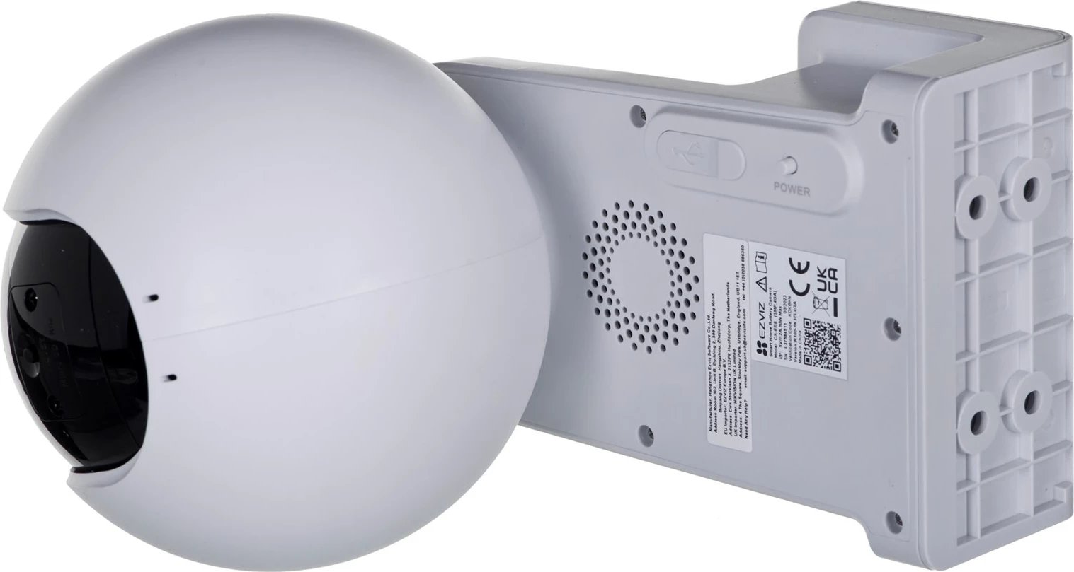 Kamerë sigurie IP EZVIZ CS-EB8, 3MP, 4GA, e bardhë