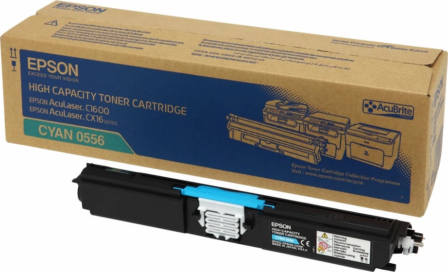 Toner Epson C13S050556, për AcuLaser C1600, CX16, CX16DNF, CX16DTNF, CX16NF, Cian, 1-pack