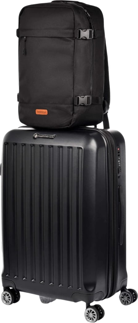 Çantë shpine Meteor unisex, e zezë