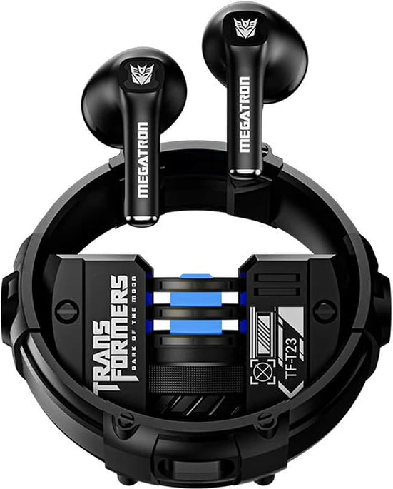 Kufje TWS Transformers TF-T23, Bluetooth 5.4, me anulim zhurme, të zeza