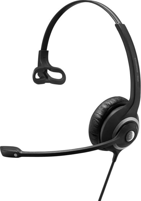 kufje me mikrofon, EPOS Sennheiser, Impact SC 230 USB (1000516), mono, me tel, për UC, kabllo 2–7 m, e zezë/argjendtë