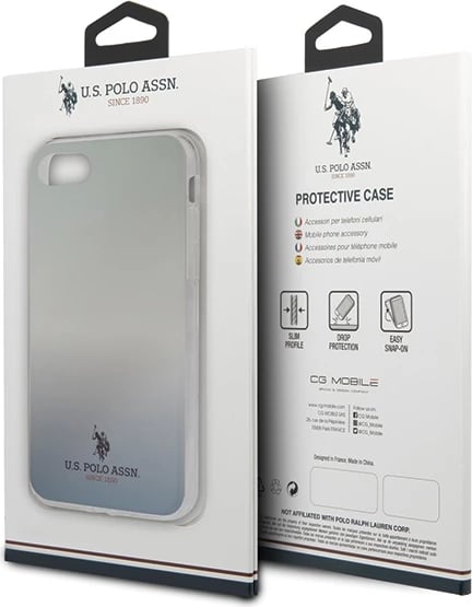Mbështjellës U.S. Polo Assn. USHCI8TRDGLB për iPhone 7/8/SE 2020/SE 2022, Gradient, Kaltër