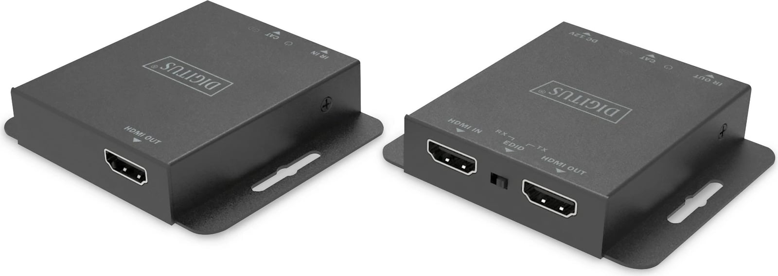 Set HDMI extender Digitus 4K, 70m, AV transmetues & pranues, i zi