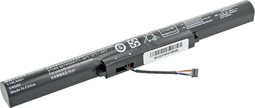 Bateri laptopi Mitsu BC/LE-310 për Lenovo IdeaPad 310, 510S, 2200 mAh, 14.4V