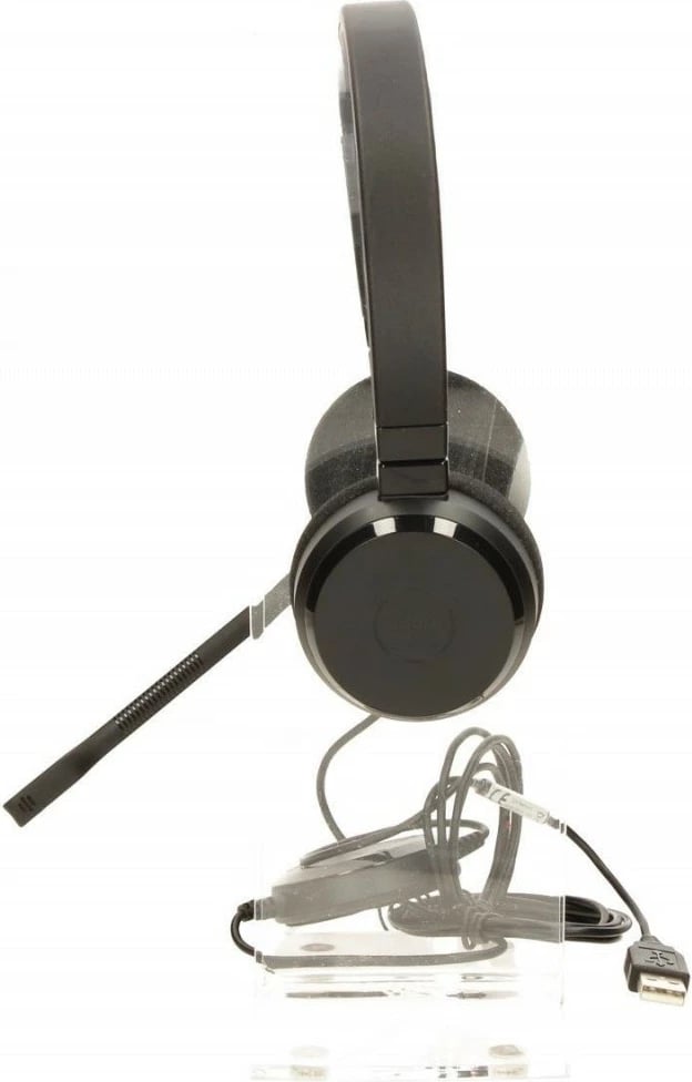 Kufje Jabra Evolve 20 Duo me mikrofon, USB, e zezë