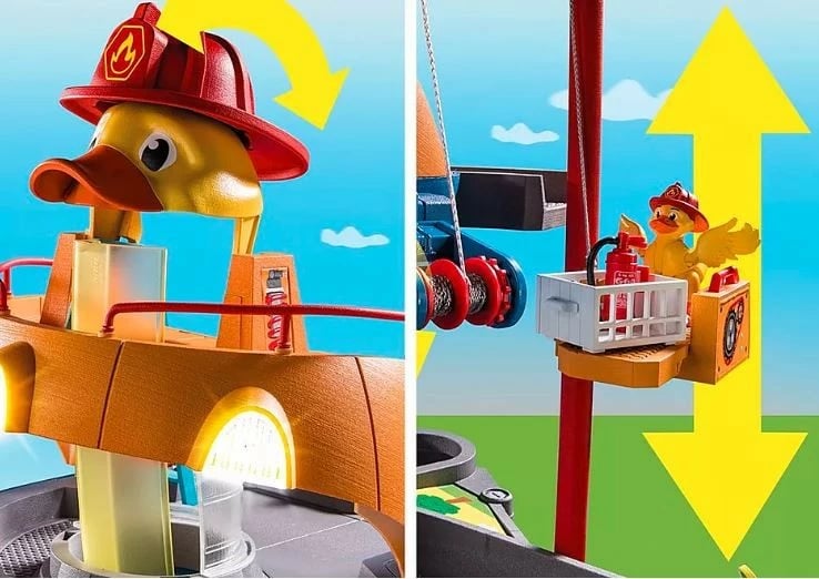 Set lodrash Playmobil Duck on Call 70910, 119 pjesë