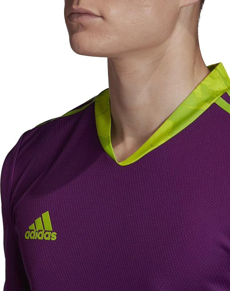 Fanellë portieri për meshkuj adidas, e purpurtë