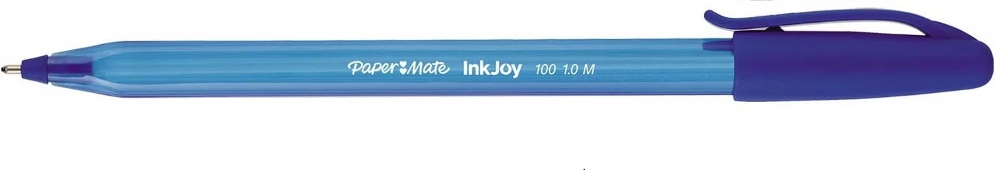 Stilolapsa PaperMate InkJoy 100 ST, 8 copë, ngjyrë e zezë/blu/e kuqe