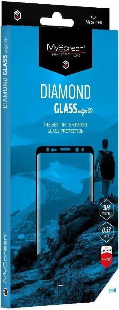 Mbështjellës xhami MyScreen Diamond Glass Edge3D për Xiaomi POCO X7, i zi