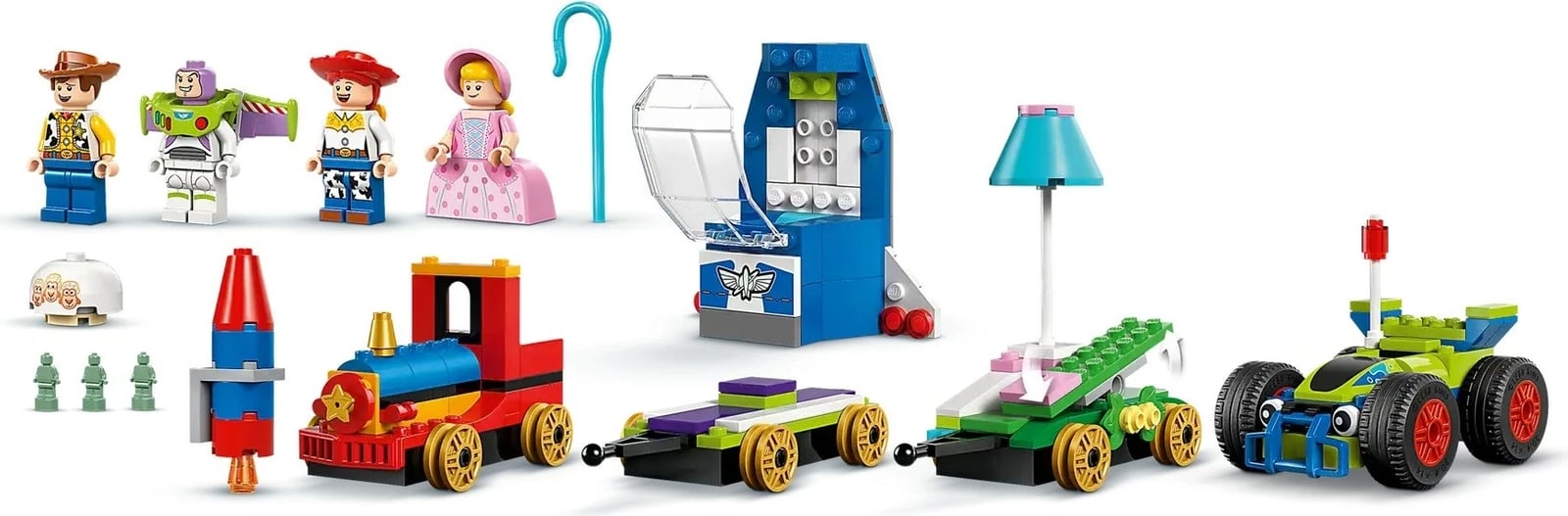 Set LEGO Disney Toy Story Celebration Train and RC Car, 43264, 206 pjesë