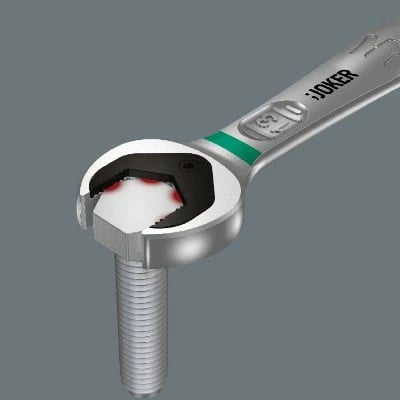 Set çelësa kombinues Wera Joker 6 copë, çelik inox, mat, me mbështjellës, Gjermani