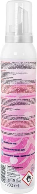 Shkumë banje TUBAN Pink Foam Pink Rozi, 200 ml, Rozë
