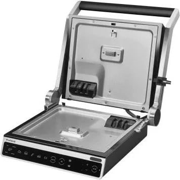 Grill elektrik Amica ProfiGrill GK5011, 2000 W, Argjendtë/Bardhë