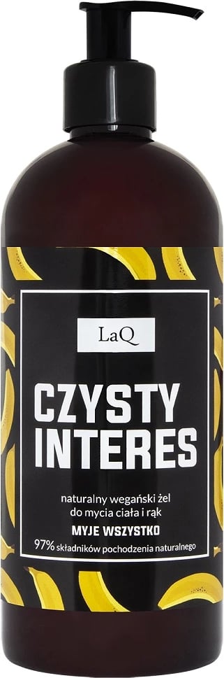 Xhel për larje trupi dhe duarsh për meshkuj LaQ Clean Business 400ml