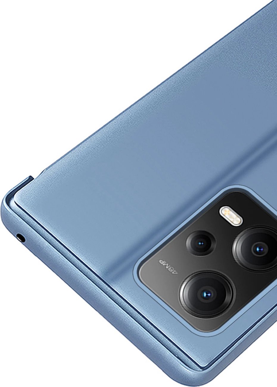 Mbështjellës Hurtel Clear View Case për Xiaomi Redmi Note 12 Pro / Poco X5 Pro 5G, me flap, i zi