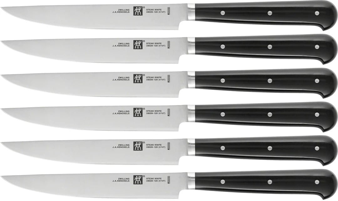 Set thikash bifteku Zwilling, 12 cm, 6 copë