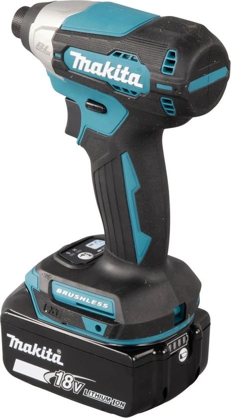 Çelës goditës Makita DTD157Z, brushless, 18V, 1/4", 3000 RPM, zi/gjelbër