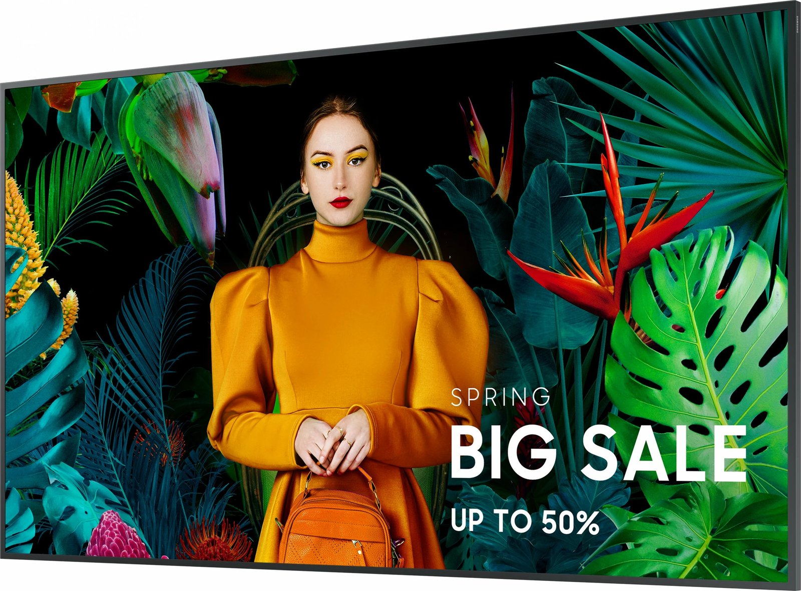 Panel digjital Samsung QB43C, 43", LCD, 4K Ultra HD, Wi-Fi, Ngjyrë e zezë