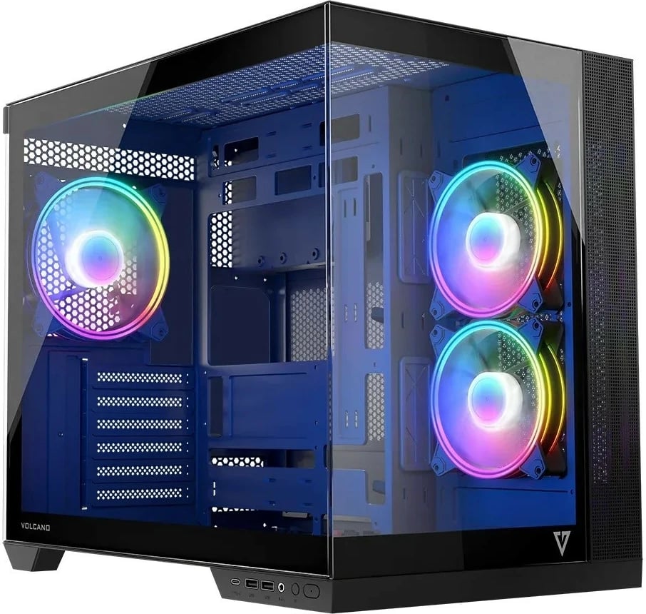 Kasë MODECOM Volcano Panorama APEX ARGB 3F Midi, Gri