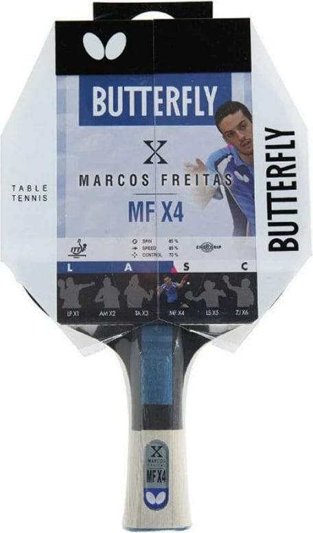 Raketë Butterfly për meshkuj dhe femra, e zezë dhe e kuqe