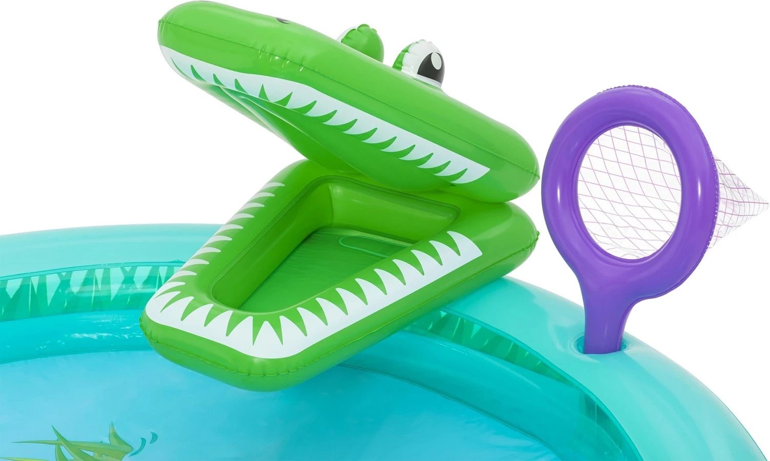 Qendër loje uji e fryrë për fëmijë Bestway Crocodile Cove, 2.24m x 1.81m x 72cm, shumëngjyrëshe Qendër loje uji e fryrë për fëmijë Bestway Crocodile Cove, 2.24m x 1.81m x 72cm, shumëngjyrëshe