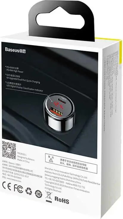 Karikues makine Baseus Magic Series Dual PPS, 45W, USB-A/USB-C, i zi