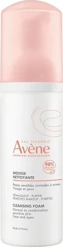 Shkumë pastruese fytyre dhe heqës grimi Avène Cleansing Foam Make-up Remover 150ml