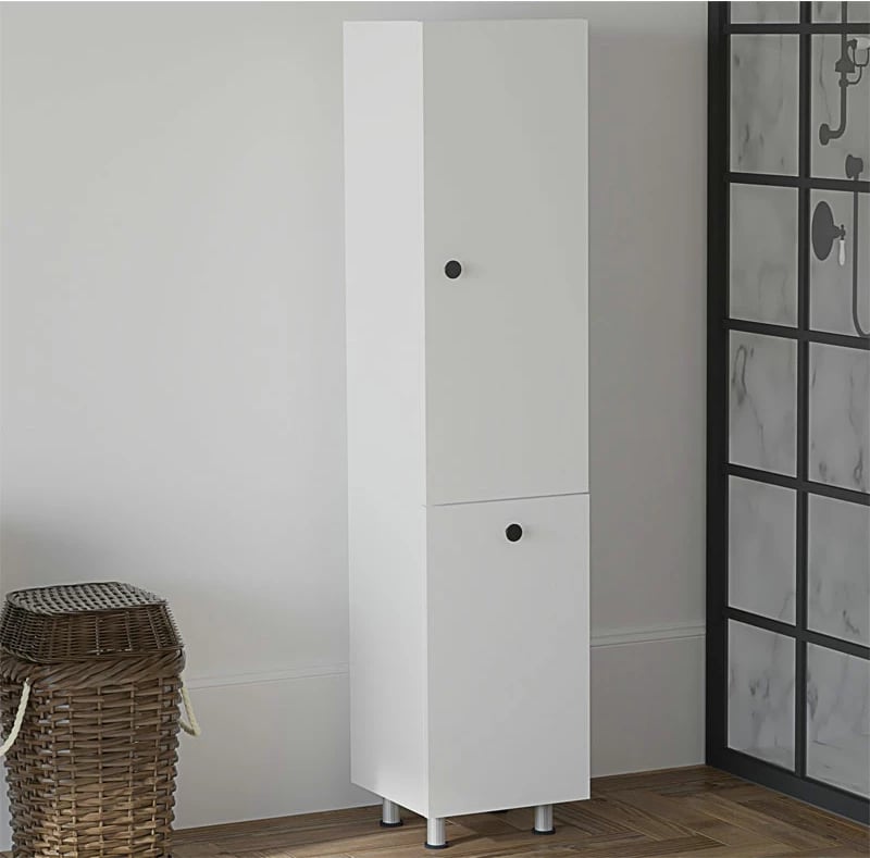 Kabinet Gingo melaminë bardhë 33x35x159cm