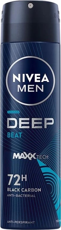 Antiperspirant spray për meshkuj Nivea Men Deep Beat, 150ml