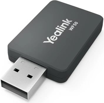 Dongle USB Yealink WF50, Wireless, Wi-Fi 5, 433 Mbit/s, Ngjyrë e zezë