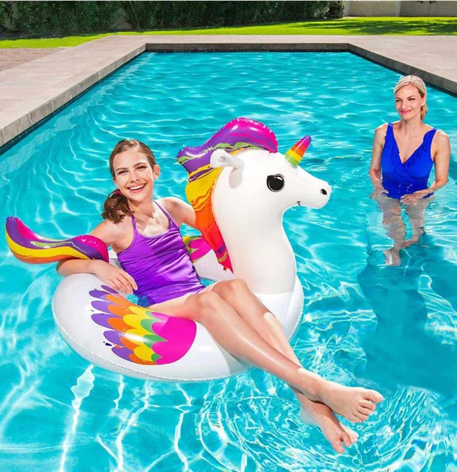 Unicorn rrathë noti për fëmijë Bestway, të bardhë