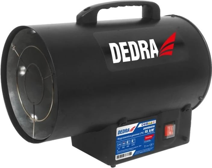 Ngrohës elektrik hapësinor DEDRA DED9941A, 15000 W, i zi