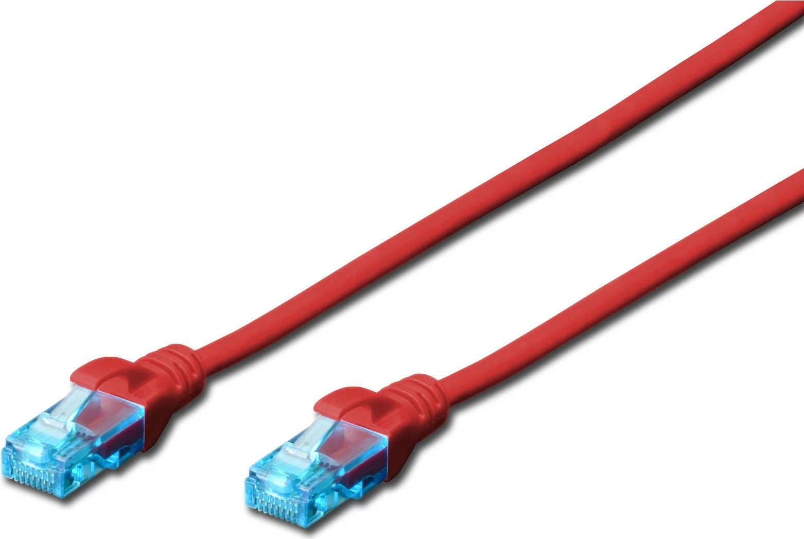Kabllo rrjeti Digitus Cat5e 2m, RJ-45, e kuqe