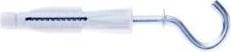 Dowel universal me grep tavani, PUHS 06/37MM, i bardhë