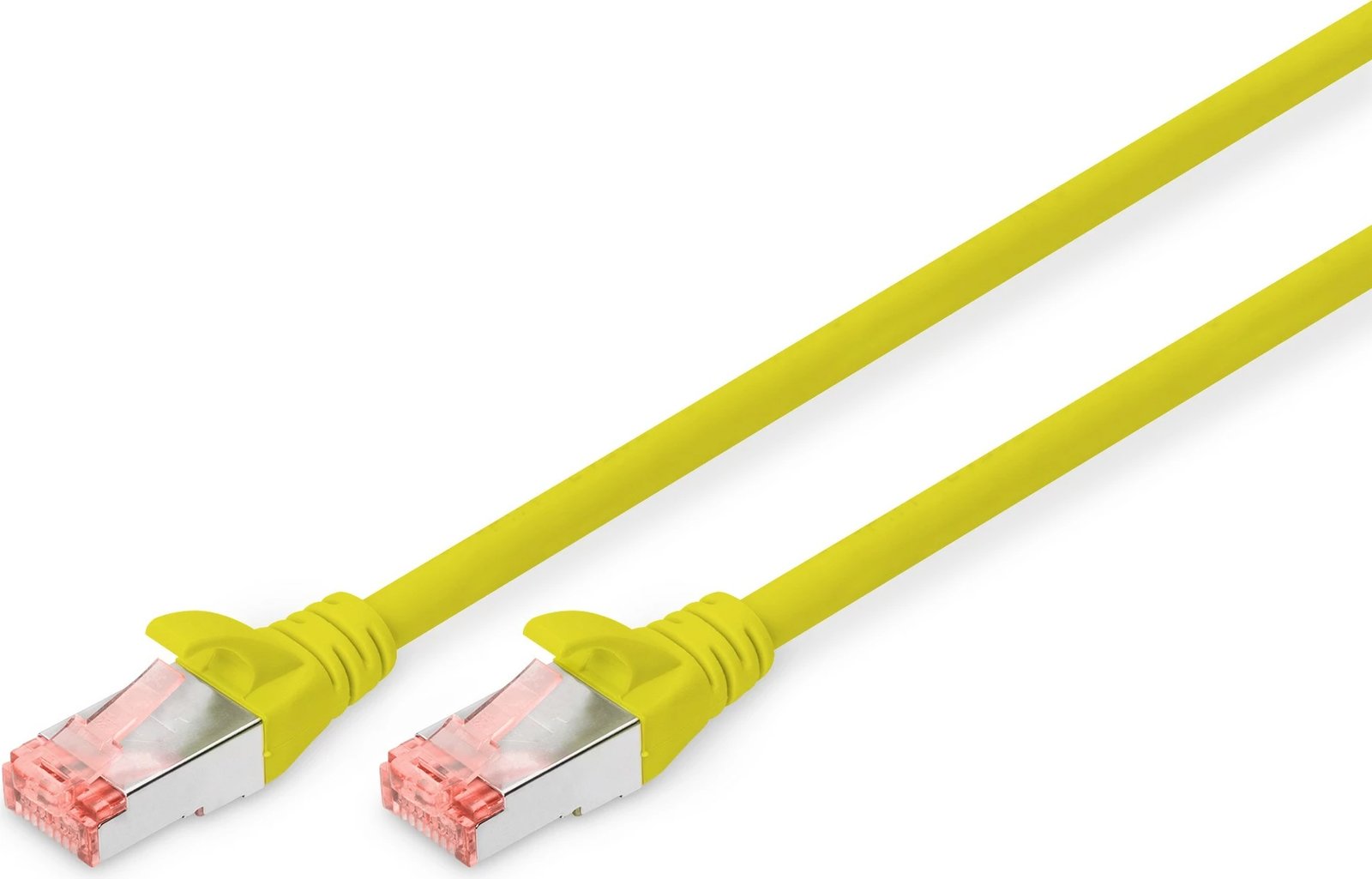 Kabëll rrjeti Digitus Cat6 S/FTP 0.5m, RJ-45, verdhë