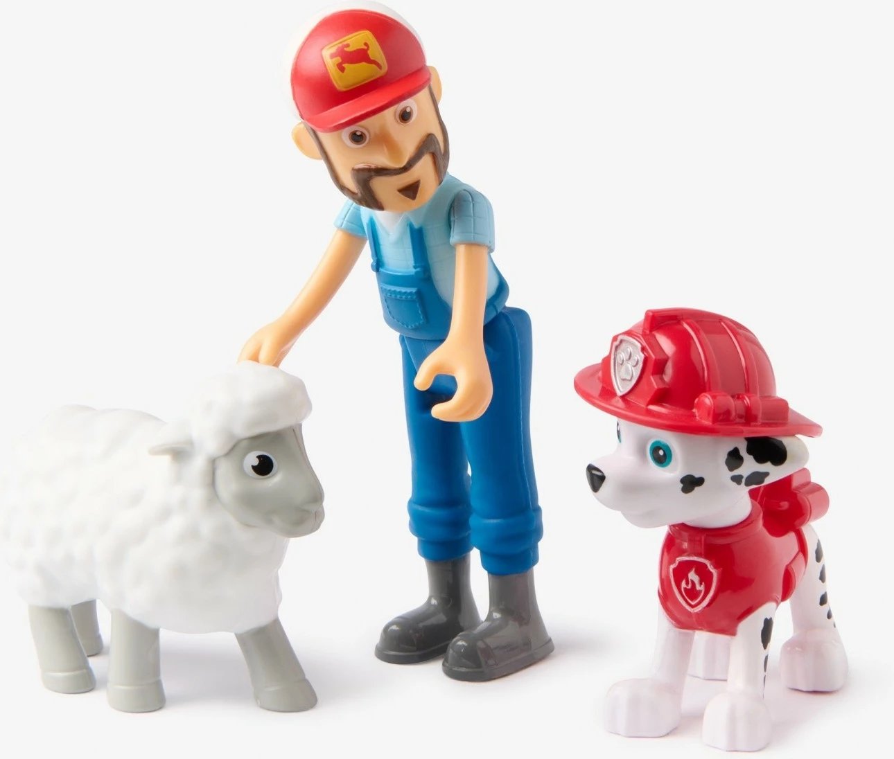 Set figurina Paw Patrol Spin Master Marshall & Farmer Al, plastikë