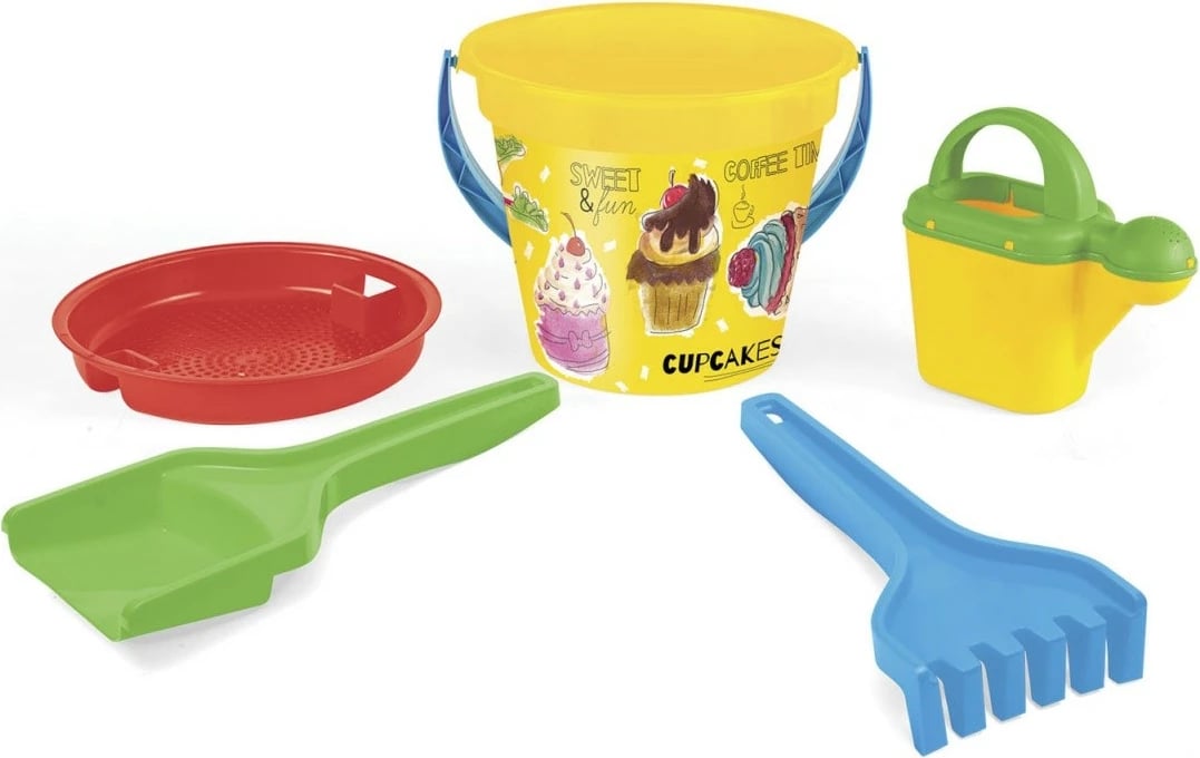 Set lodrash për rërë Wader 75030, 5 pjesë, plastikë, ngjyra të përziera